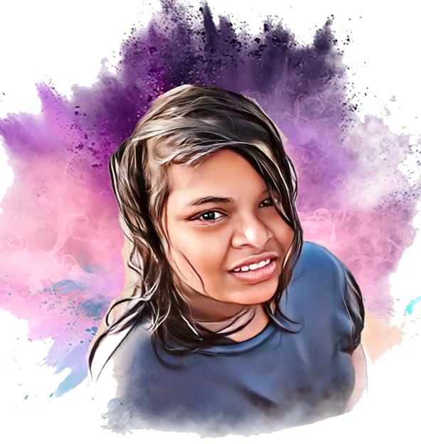 A man in a alice blue shirt with a thinking expression